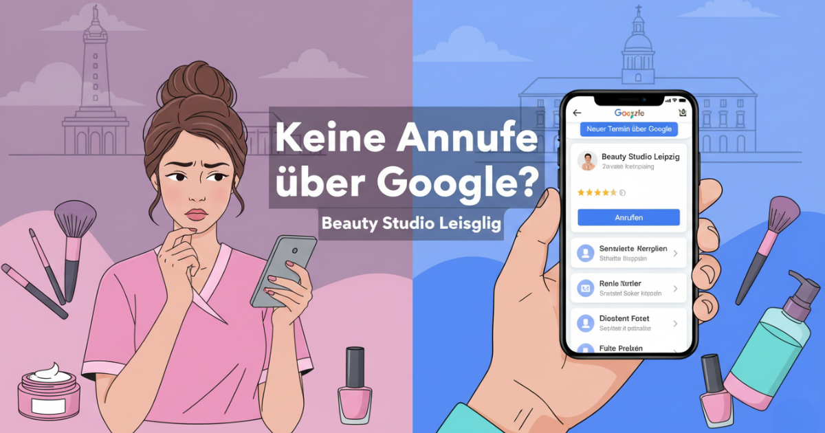 Beauty Studio in Leipzig ohne Anrufe &uuml;ber Google Business Profil &ndash; h&auml;ufige Fehler und L&ouml;sungen