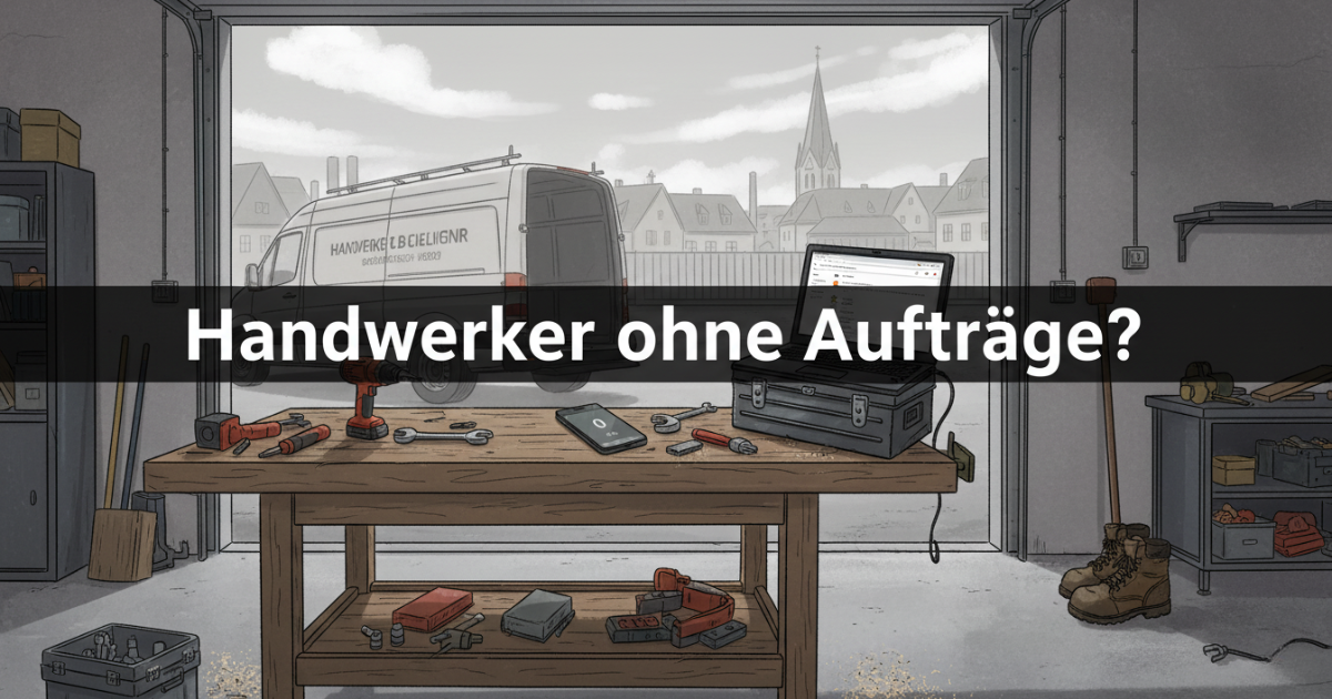 Keine Auftraggeber &uuml;ber Google als Handwerker in Bochum &ndash; woran es wirklich liegt