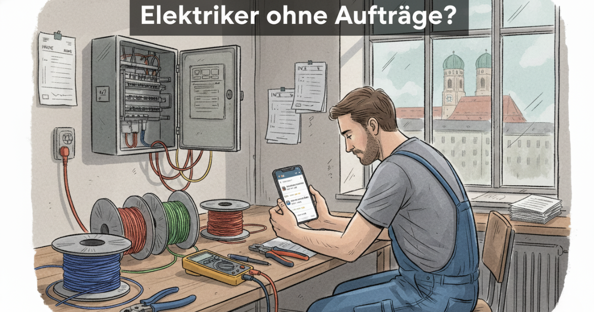 Keine Kunden &uuml;ber Google als Elektriker in M&uuml;nchen &ndash; woran es wirklich liegt