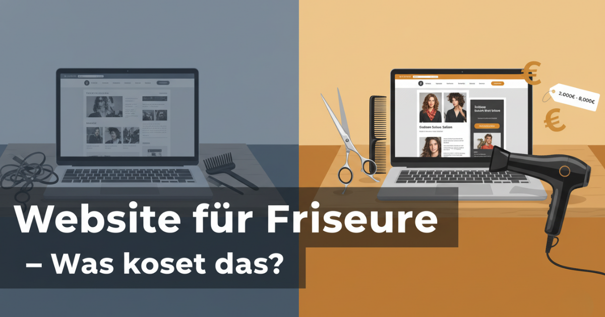 Website erstellen lassen als Friseur – Kosten und Preise